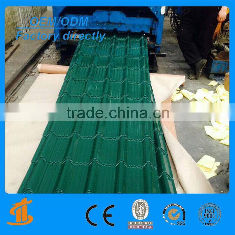 2015 Hot Sale Steel Glazed Roof Tile With Many Color