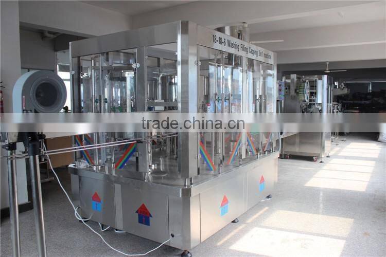 Bottled Pure water production line 3-in-1 machine water filling,washing,capping