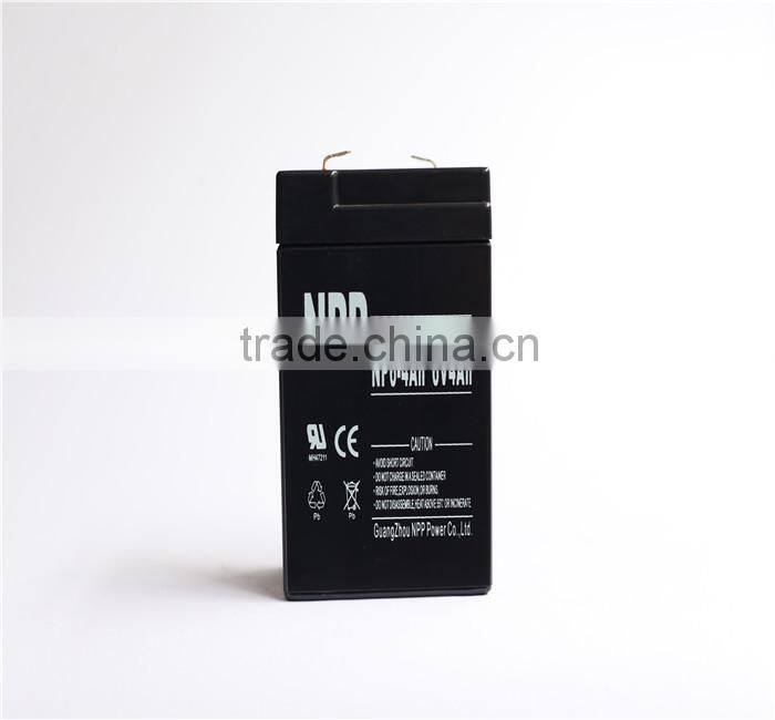6V4AH Sealed rechargeable battery for Argentina LED Light