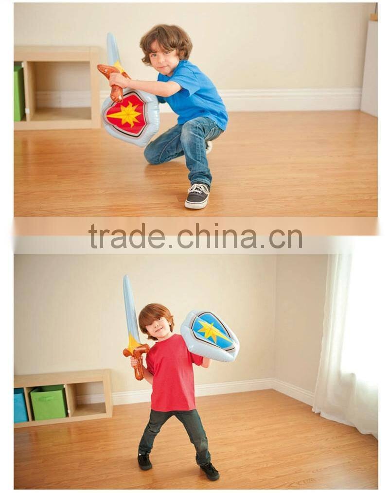 factory direct sale inflatable swords and inflatable shield for kids No toxic