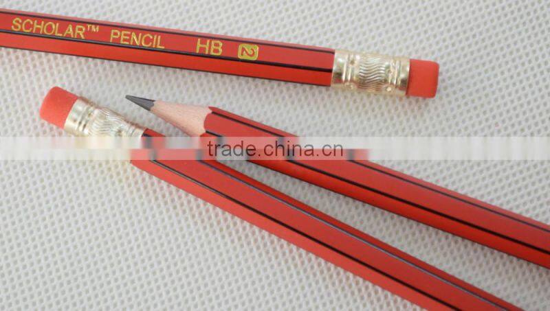 Wooden HB Pencil with Sharpener