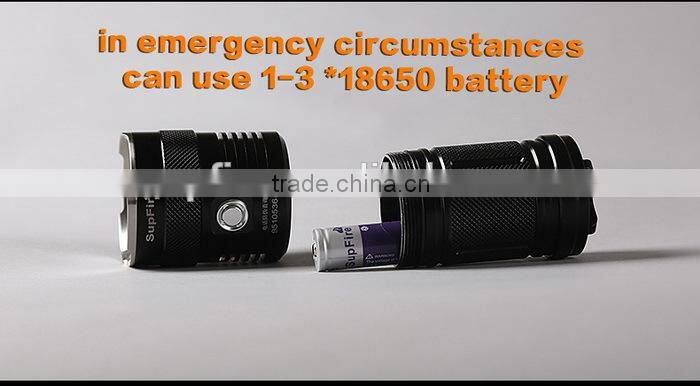 SupFire M6 big aluminum led torch with fashion design