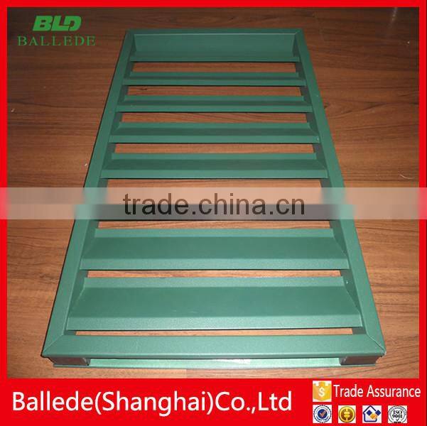 HVAC system powder coated ventilation louver for windows