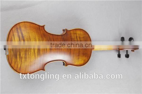 Grade Matt violin yellow flamed violin for student grading TL003-2B