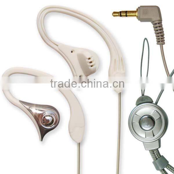 Stereo comfortable sports ear shaped cool ear-hook earphones for mp3player
