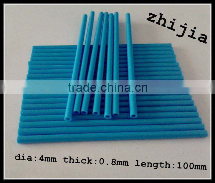 4X100MM Food Grade lollipop sticks colored green for candy