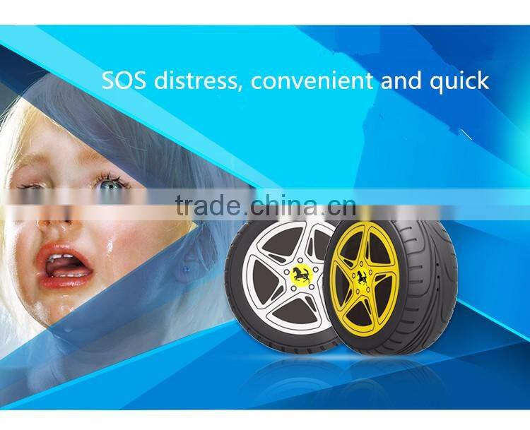 Multiple positioning mini wheel GPS tracker for car