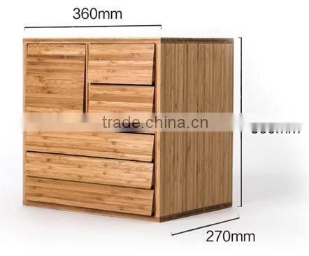 Modern style bamboo nightstand