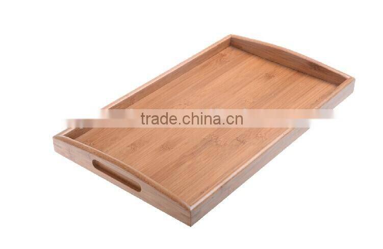 Eco-Friendly Natural Bamboo food serving Trays with Handles
