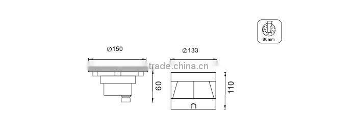 SEAWEED 8W 5W 12W 18W 23W IP68 led swim underwater pool light