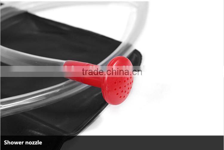 Outdoor 20L camping shower solar water bladder