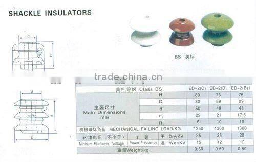 Porcelain disc suspension insulators ANSI52-4