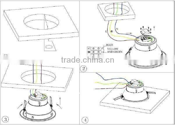 2015 Latest COB LED Downlight 3W~30W