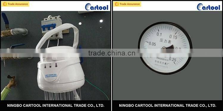 ABS plastic portable wall mounted instant electric shower water heater for bath