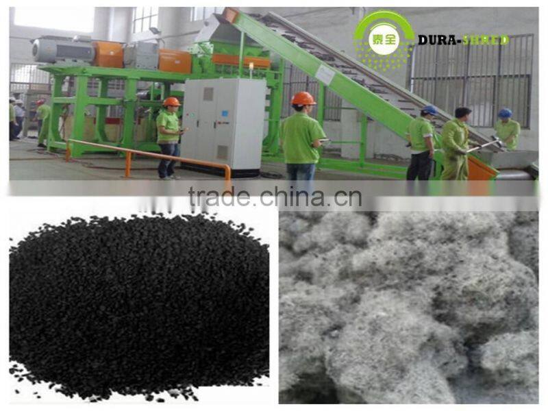 Hot sale shredder for waste tire with CE certification