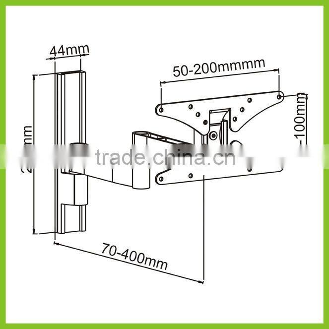 LCD2402 Articulating Arm VESA Tiling LCD/LED TV Wall Mount
