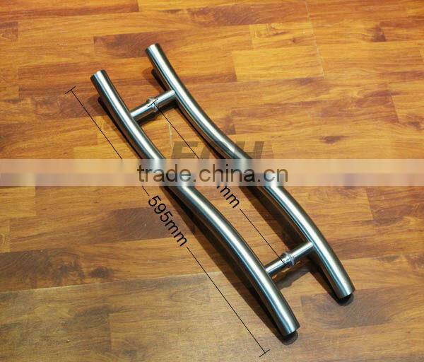 Stainless steel bathroom glass door handle