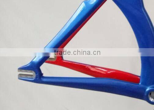 MeyerGlobal Blue British flag carbon fixed gear frame single speed oem carbon fiber track bike frame T700 + T800 Toray