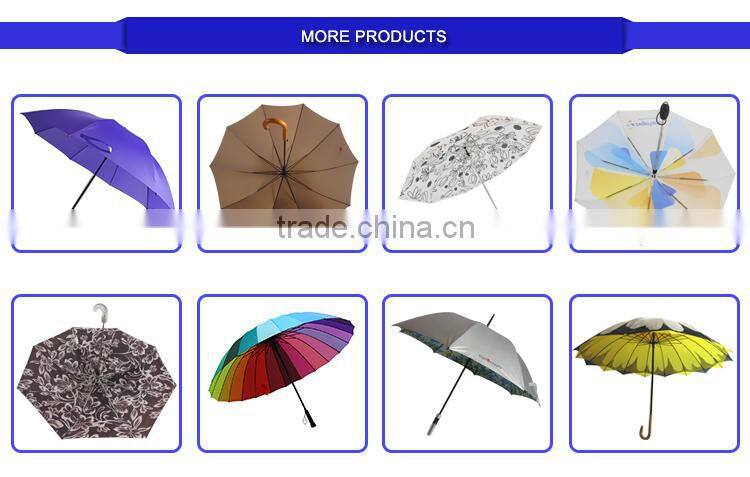 Promotional Big Bright Rainbow Color Outdoor Rain Umbrella