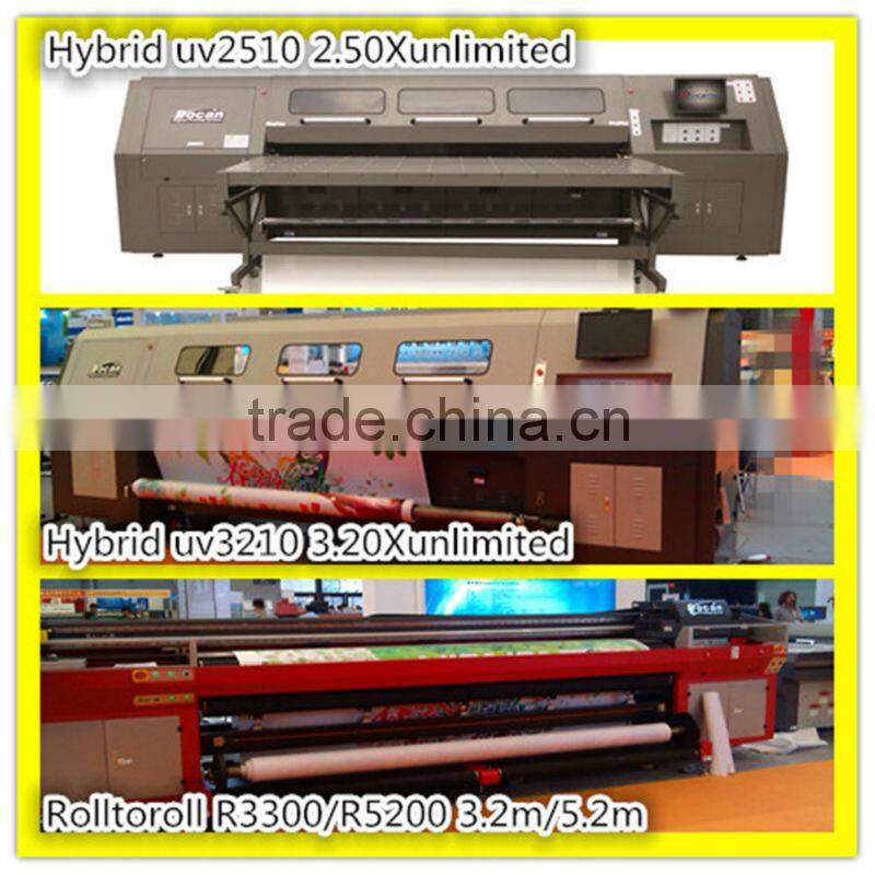DOCAN roll to roll uv printer hybrid printer uv2510