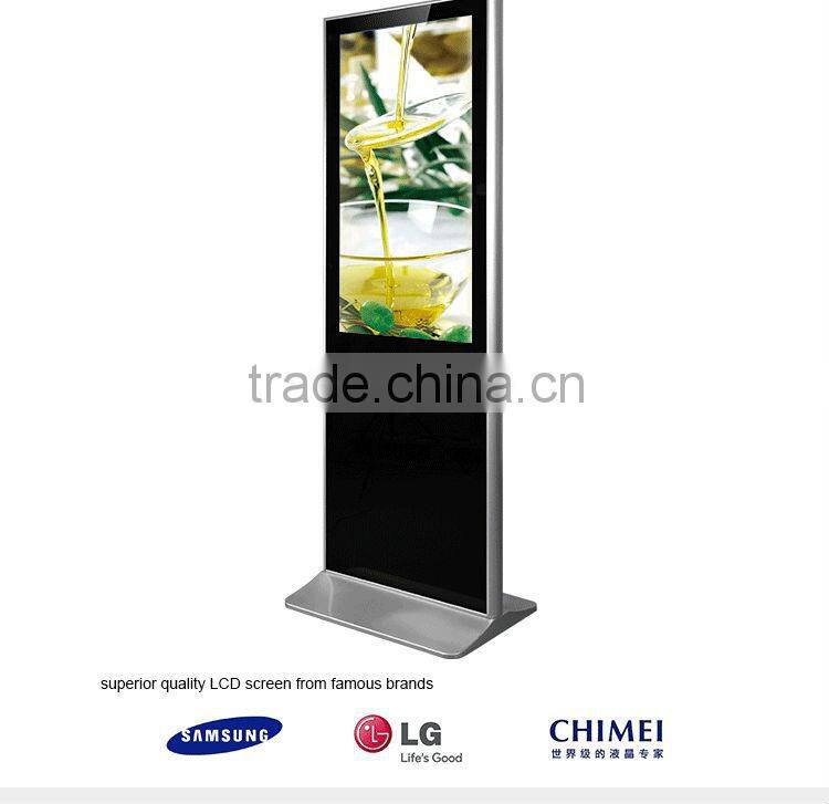 22-80 inch video promotions POP display 1080P indoor digital signage LCD AD Player with flash memory USB updating port