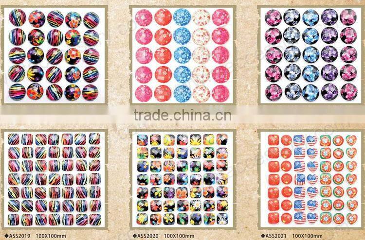 Fashion adhesive craft scrapbooking acrylic flat back stones