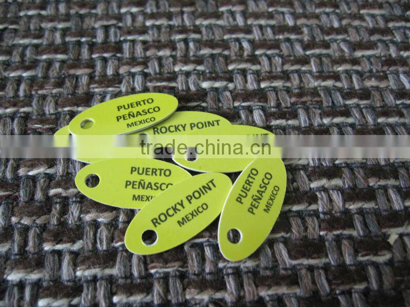 clothing tag pantone plastic luggage tag(M-PT291)