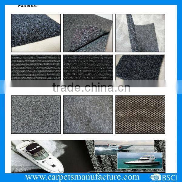 Non-woven needle punched polyester frieze carpet