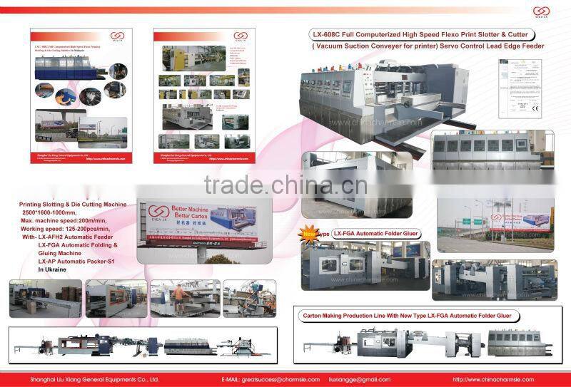 GIGA LX308 Fully Automatic Corrugated Box Machine for Ukrain