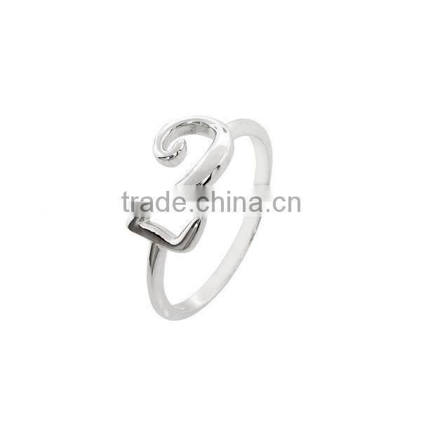 Best selling 925 Sterling Silver eternally Haute Stackable Number Rings