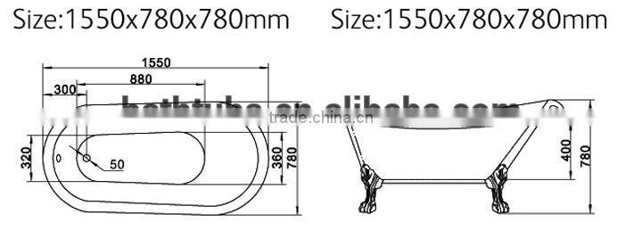 cUPC certified decorative bath tub, two person indoor sex bath tub, fiber bathroom bathtub