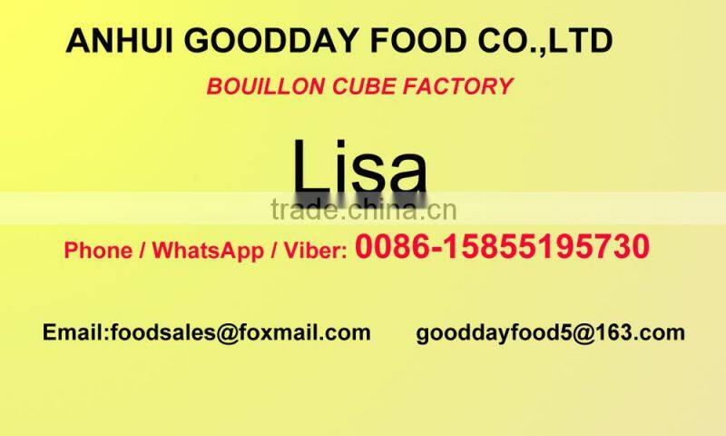 soft oxtail flavor cubes packed by 10g*24*60