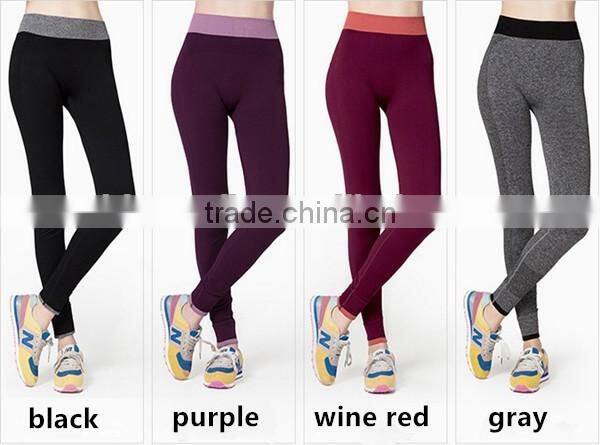 High Waist Leggings Sport Wear Gym Running Products Pants Promotional China Tights