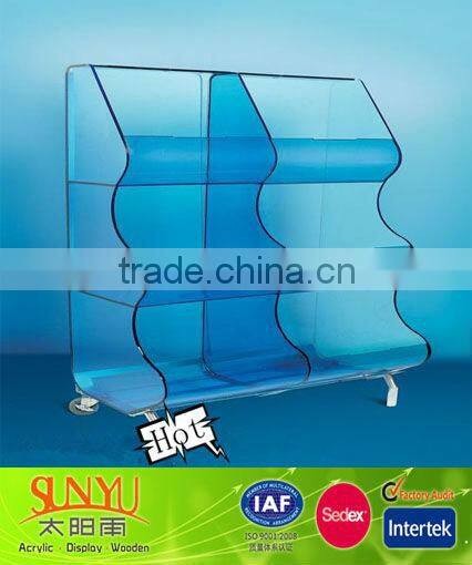 Acrylic Flooring Cosmetic Display Stand