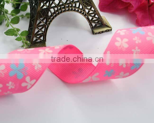 wholesale custom heat transfer printed ribbon for christmas