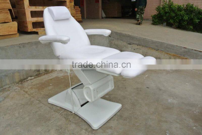 High grade PVC leather electric facial bed massage bed