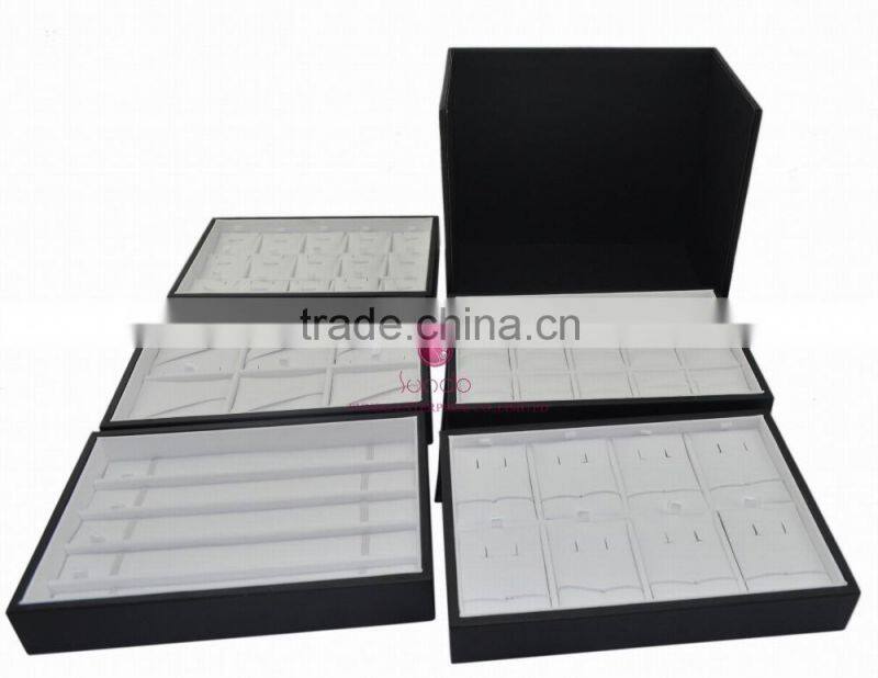 luxury leather jewelry display box