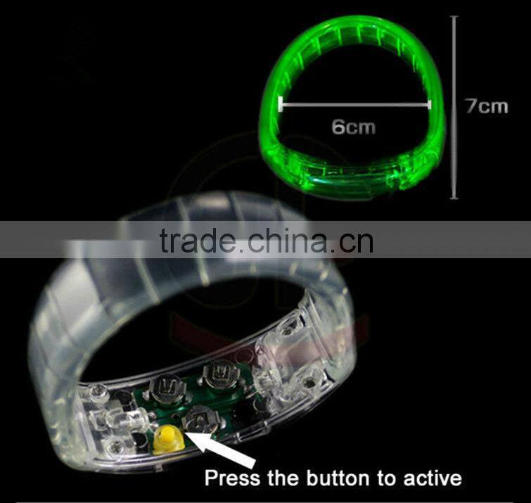 Hot Sale Motion Active Bracelet Beautiful Night LED Bracelet