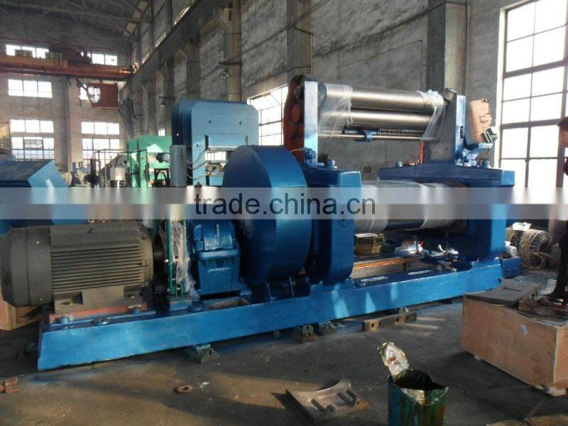 high quality two roll mixing mill with above rollers