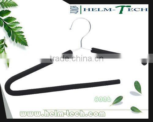 Foamed rubber coated metal hanger