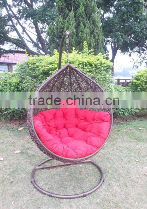 outdoor & indoor swing rattan egg chair