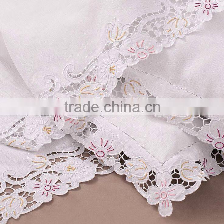 hand embroidery bedding set,bed sheet ,bed linen,baby bedding