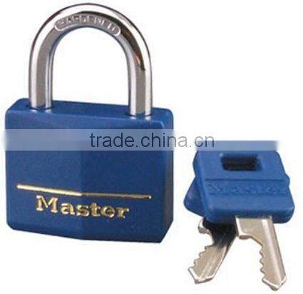 Professional Heavy duty Brass Lock with Blue Cover Master key Solid Brass Keyed Alike Padlock
