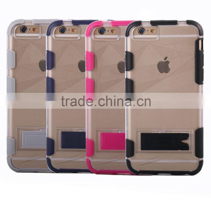 Wholesale sublimation clear pc phone back cover for iphone 6