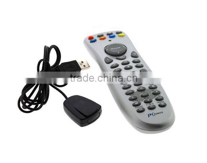 Wireless USB PC Remote Control Mouse for Windows 7 Vista XP with USB Infrared Receiver(Silver)
