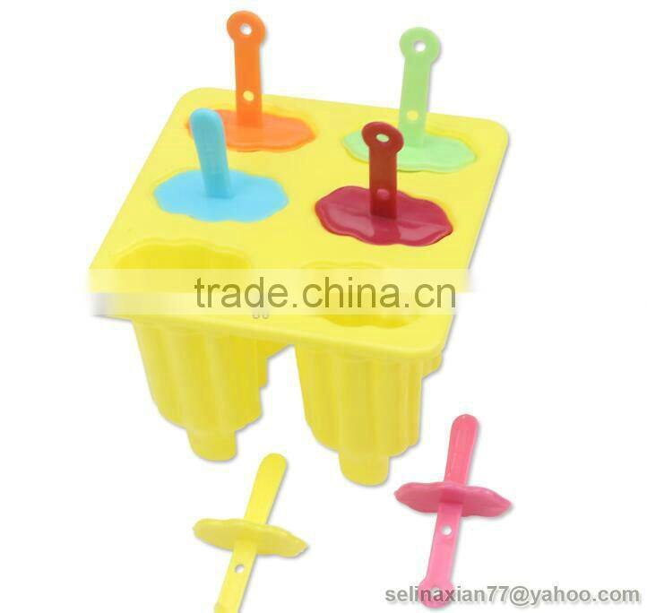 FDA Silicone Ice Lolly Maker Flexible Ice Cream Mould