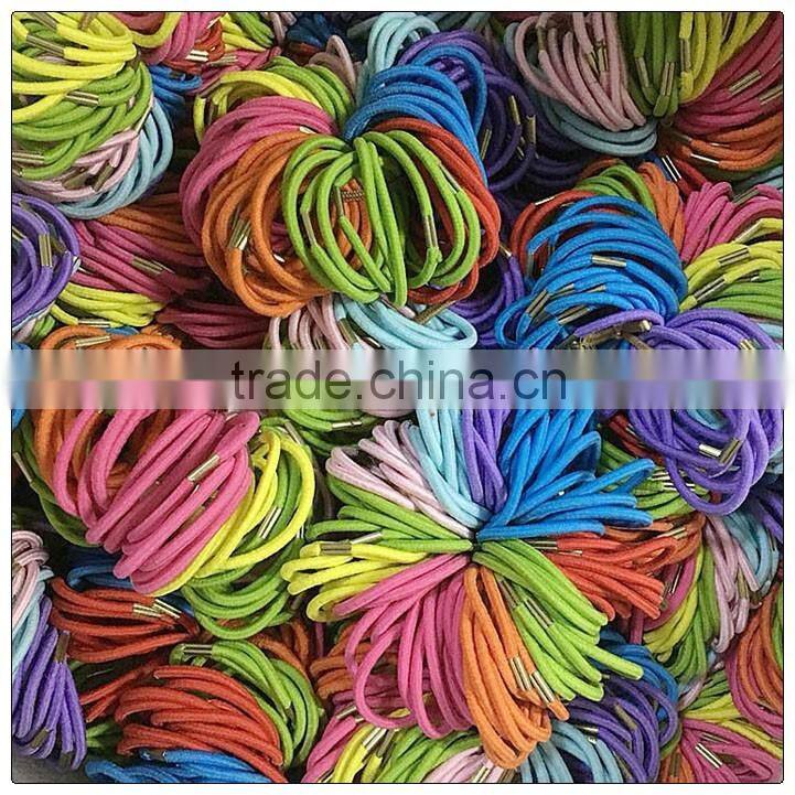 Hot sale 2016 Fashionable 4mm colorful thin elastic hair bands