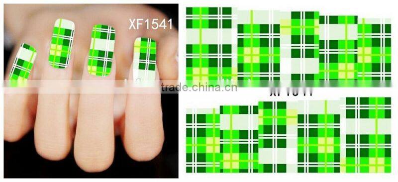 2016 wholesale popular colorful water decals nail art stickers