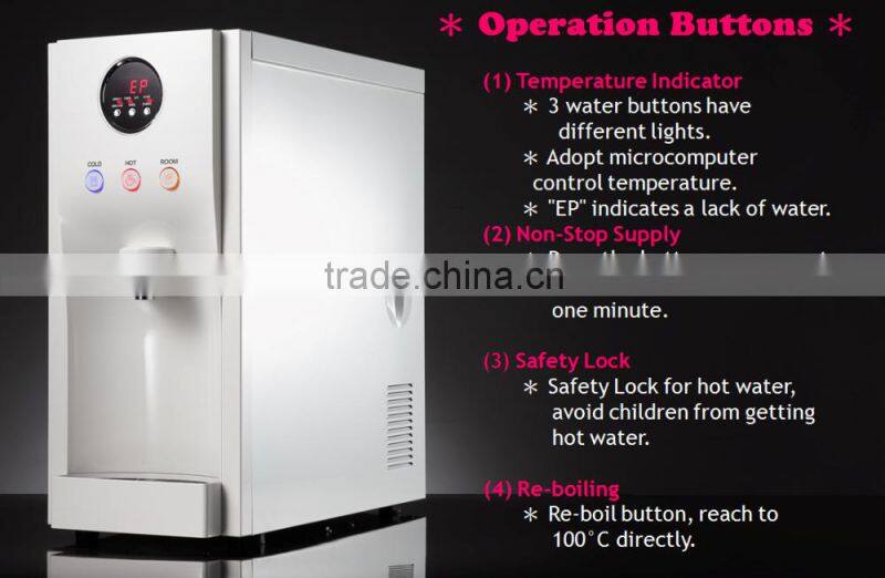 water dispenser and purifier hot cold water dispenser