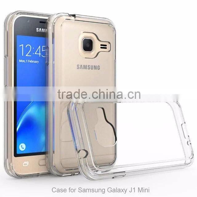 Samco Premium Crystal Clear Protective Cellphone Cover for Samsung Galaxy J1 Mini